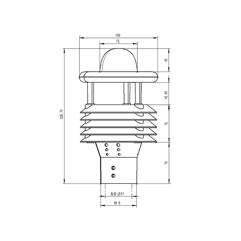 六要素氣象傳感器