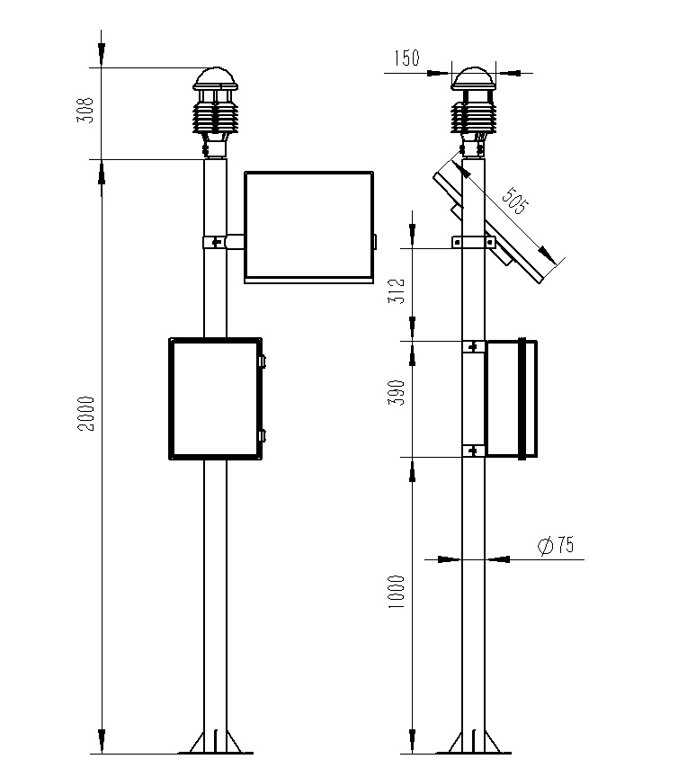 十要素一體式氣象站 十要素一體式氣象站