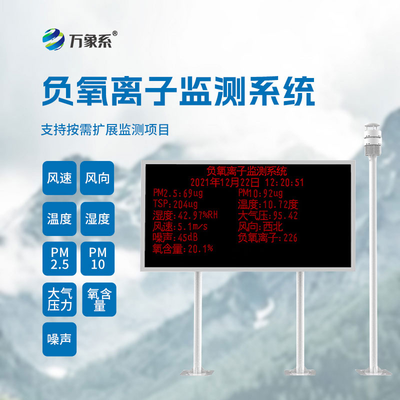景區(qū)負(fù)氧離子監(jiān)測儀